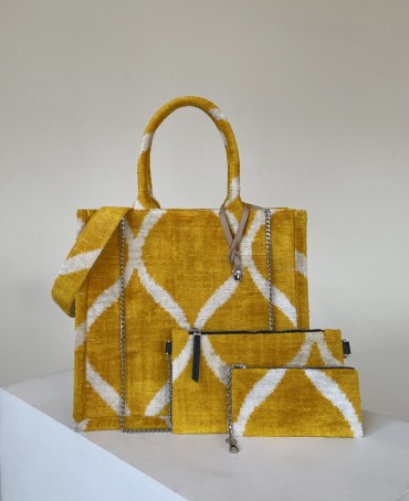 Шелковый (Бахмаль) тоут Grand (L) FELICITAE VITAE! (Манговый щербет!) MAX-NEW.FELICITAE VITAE!/L